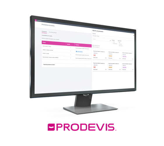Chiffrage automatique pose ProDevis