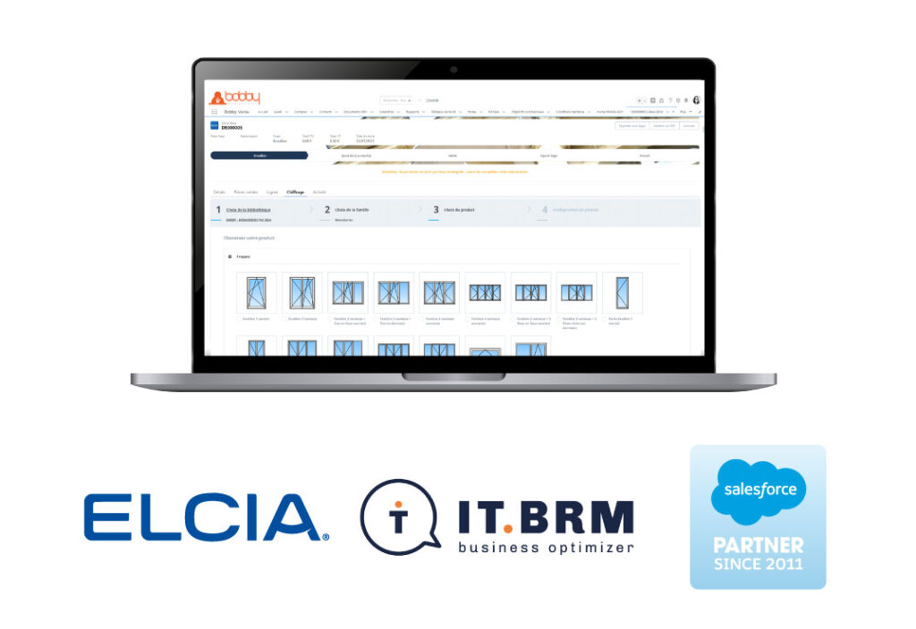 Configurateur menuiserie ELCIA CRM Salesforce