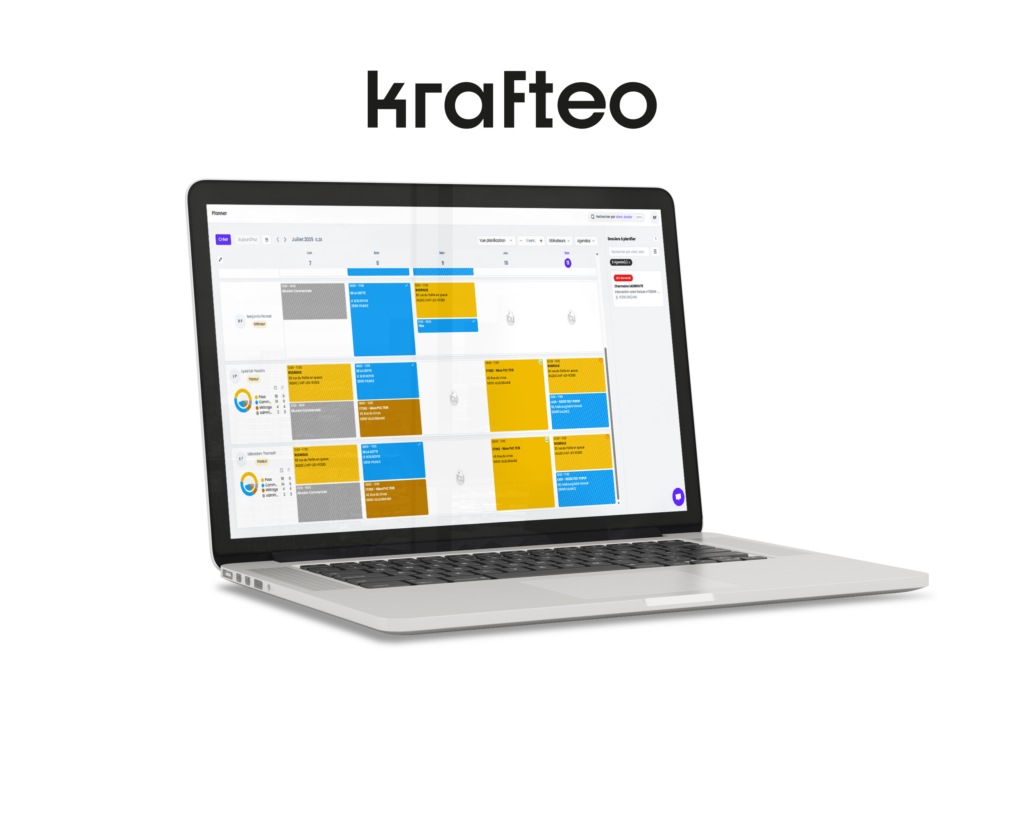 Connexion ProDevis Mon Agenda Krafteo