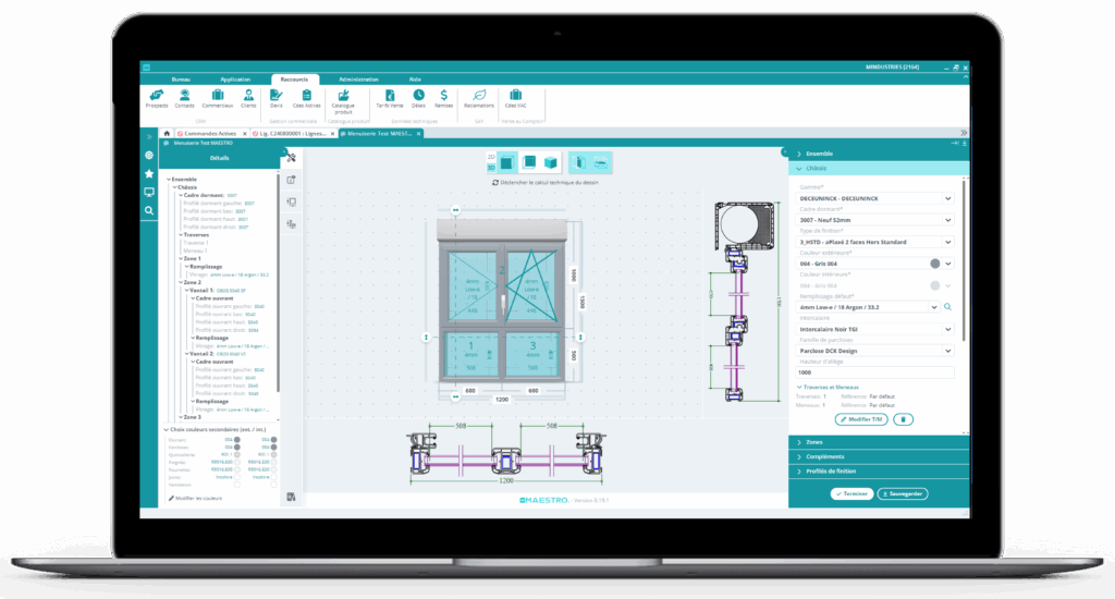 configurateur 3D menuiserie Diapason Maestro
