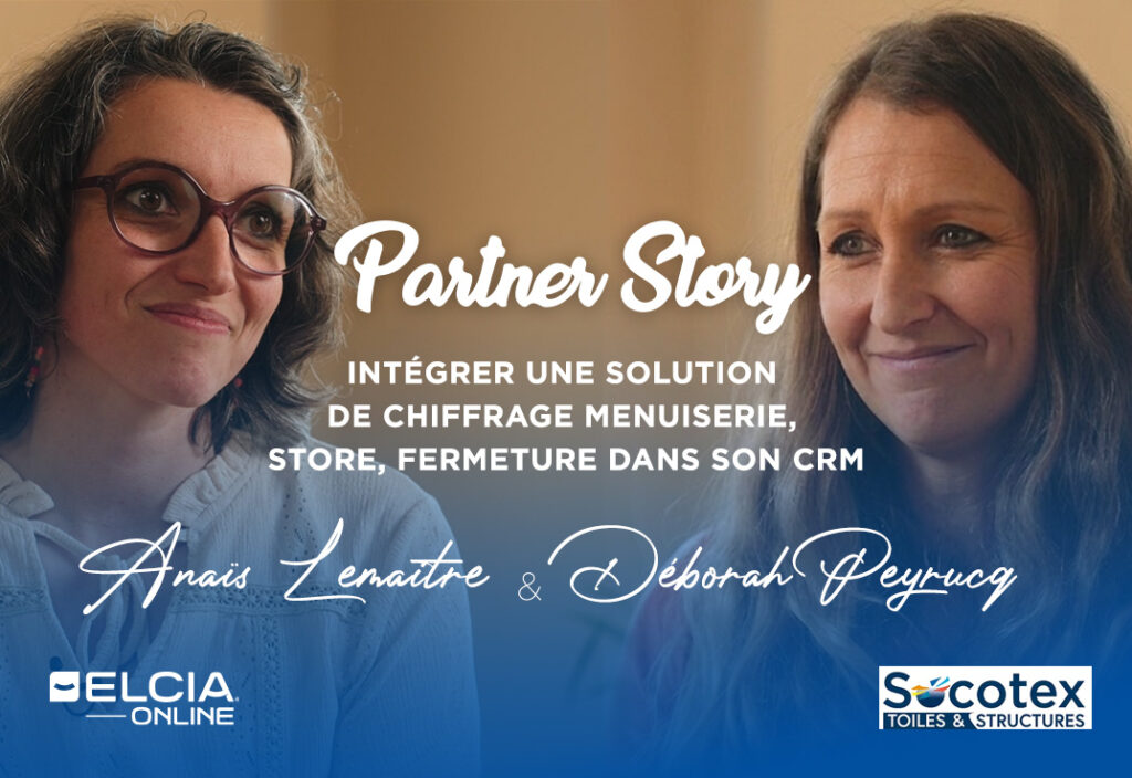 intégration chiffrage menuiserie store fermeture CRM